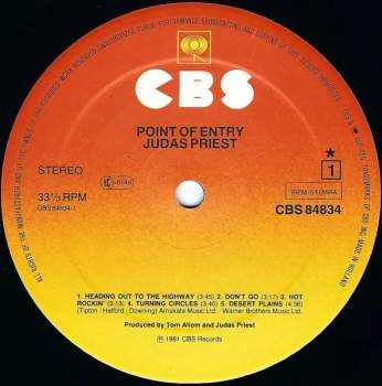 Judas Priest: Point Of Entry