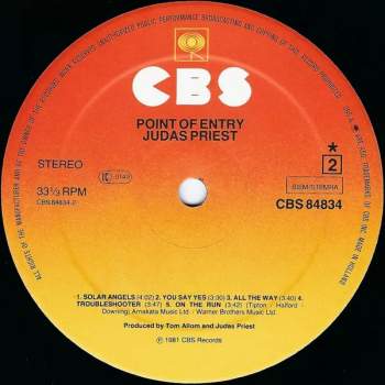 Judas Priest: Point Of Entry