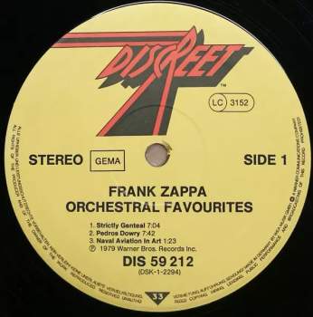 Frank Zappa: Orchestral Favorites