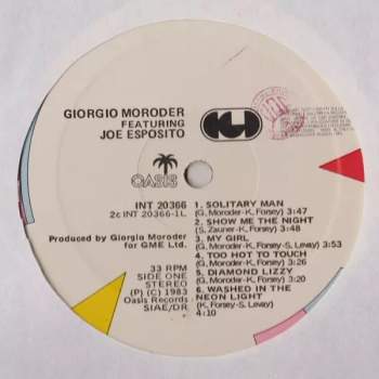 Giorgio Moroder: Solitary Men