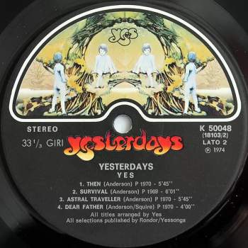 Yes: Yesterdays