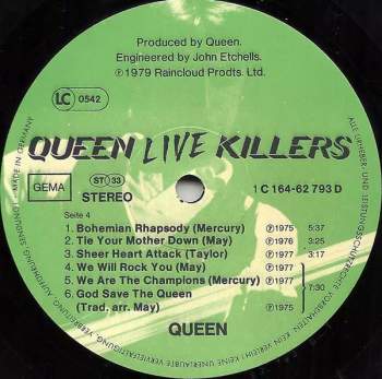 Queen: Live Killers (2xLP)