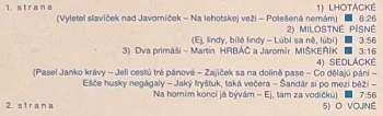 Horňácká Cimbálová Muzika Martina Hrbáče: Zpěvy Hanácka