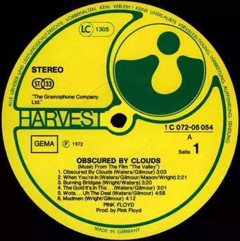 Pink Floyd: Obscured By Clouds