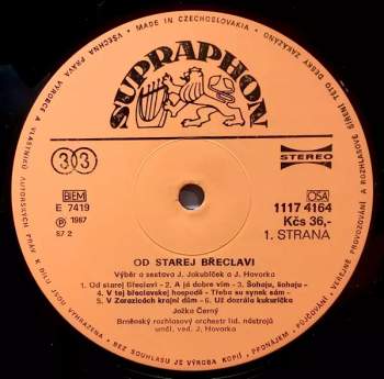 Jožka Černý: Moravian Folk Singer („Od Starej Břeclavi“)