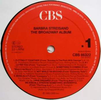Barbra Streisand: The Broadway Album