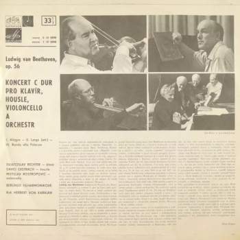 Ludwig van Beethoven: Koncert C Dur Pro Klavír, Housle, Violoncello A Orchestr