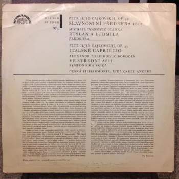 The Czech Philharmonic Orchestra: Slavnostní Předehra 1812 / Italské Capriccio / Ruslan A Ludmila, Předehra / Ve Střední Asii