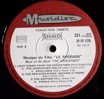 Nino Rota: Le Parrain (The Godfather) (Musique Du Film - Music Of The Movie)