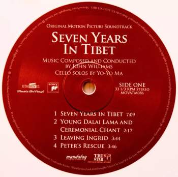 John Williams: Seven Years In Tibet (Original Motion Picture Soundtrack) CLR | NUM