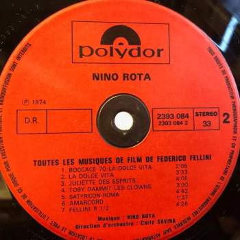 Nino Rota: Toutes Les Musiques De Film De Fellini