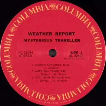Weather Report: Mysterious Traveller