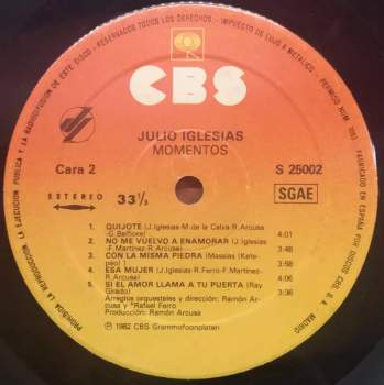 Julio Iglesias: Momentos