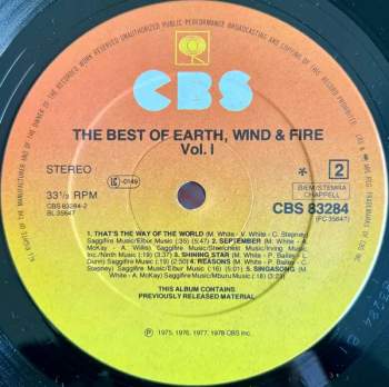 Wind & Fire Earth: The Best Of Earth Wind & Fire Vol. I