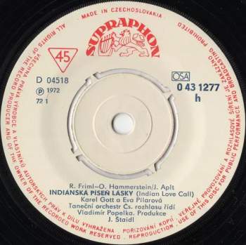 Karel Gott: Ó Rosemarie / Indiánská Píseň Lásky