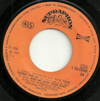 Brotherhood Of Man: Save Your Kisses For Me • Kiss Me Kiss Your Baby / My Sweet Rosalie • Oh Boy