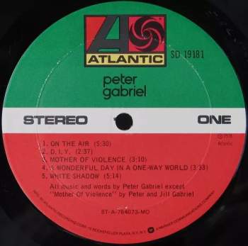 Peter Gabriel: Peter Gabriel