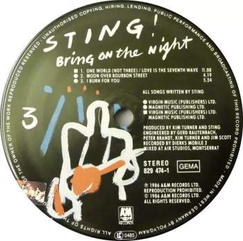 Sting: Bring On The Night