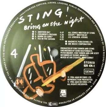 Sting: Bring On The Night