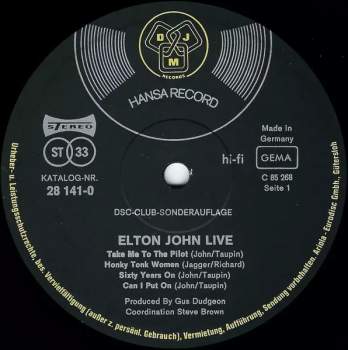 Elton John: Live
