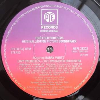 Barry White: Together Brothers (Original Motion Picture Soundtrack)