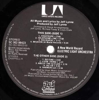 Electric Light Orchestra: A New World Record