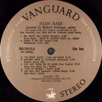 Joan Baez: Carry It On - Original Sound Track Album