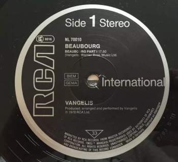 Vangelis: Beaubourg