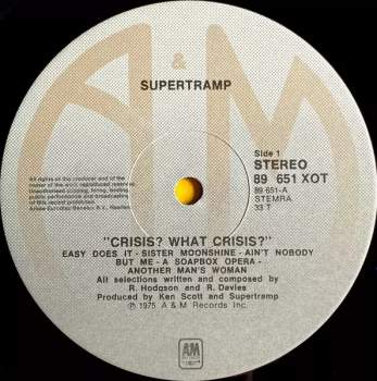Supertramp: Crisis? What Crisis?