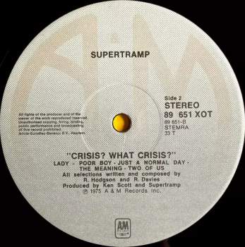 Supertramp: Crisis? What Crisis?