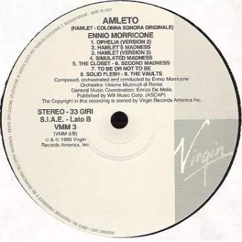 Ennio Morricone: Amleto (Hamlet - Colonna Sonora Originale)