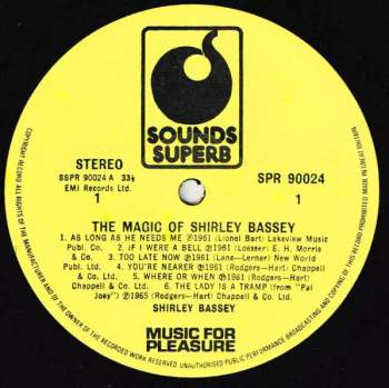 Shirley Bassey: The Magic Of Shirley Bassey