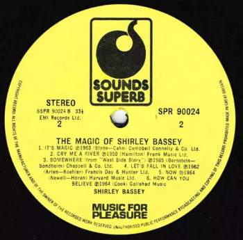 Shirley Bassey: The Magic Of Shirley Bassey