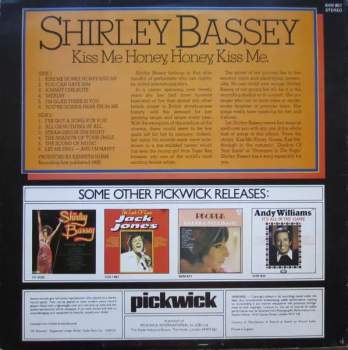 Shirley Bassey: Kiss Me Honey, Honey, Kiss Me