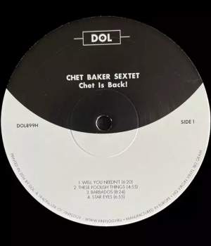 Chet Baker Sextet: Chet Is Back!