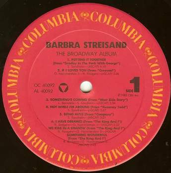 Barbra Streisand: The Broadway Album