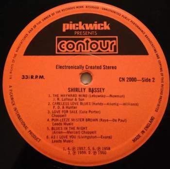 Shirley Bassey: Shirley Bassey