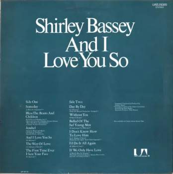Shirley Bassey: And I Love You So