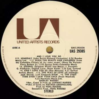 Shirley Bassey: And I Love You So