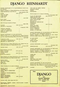 Django Reinhardt: 1910 - 1953