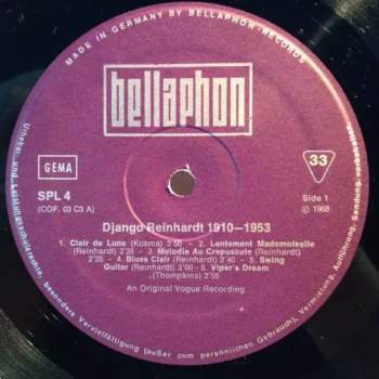 Django Reinhardt: 1910 - 1953