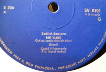 Bedřich Smetana: Má Vlast (Cyklus Symfonických Básní)
