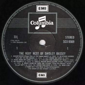 Shirley Bassey: The Very Best Of Shirley Bassey
