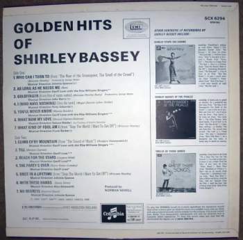 Shirley Bassey: Golden Hits Of Shirley Bassey
