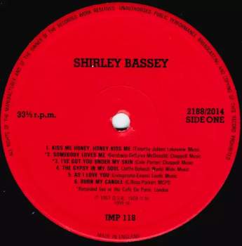 Shirley Bassey: Shirley Bassey