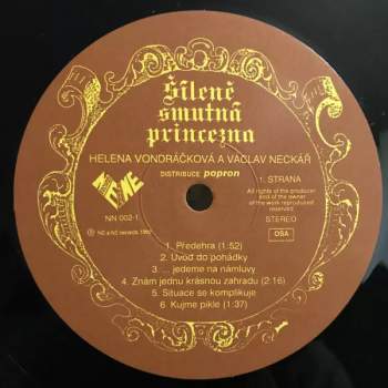 Helena Vondráčková: Šíleně Smutná Princezna