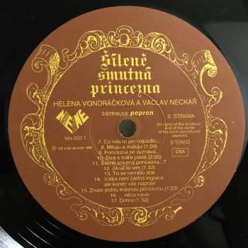 Helena Vondráčková: Šíleně Smutná Princezna