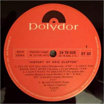 Eric Clapton: History Of Eric Clapton