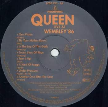 Queen: Live At Wembley '86