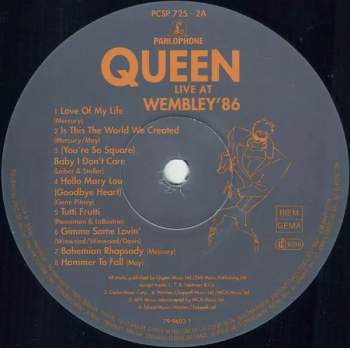 Queen: Live At Wembley '86
